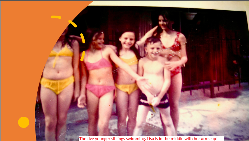 Lisa loved to go swimming!