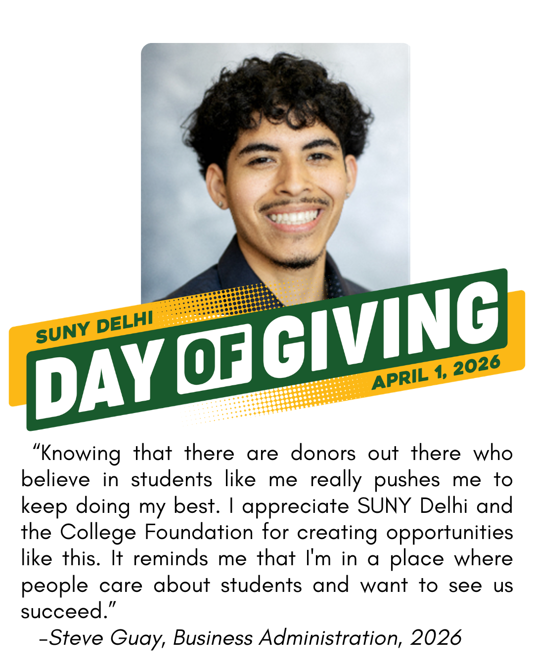 Steve Guay, Business Administration, Class of 2026