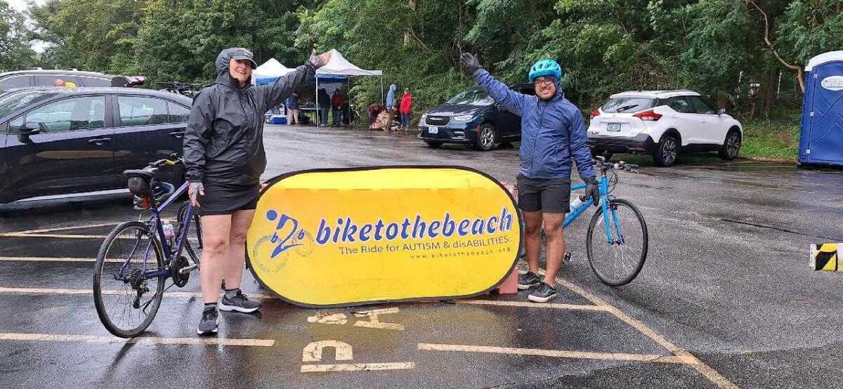 Getting ready to do the Bike to the Beach with my mom, cause neurodiverse folks are also cyclists and deserve respect