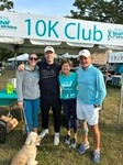 Family celebrating TealStrides and the 10K club