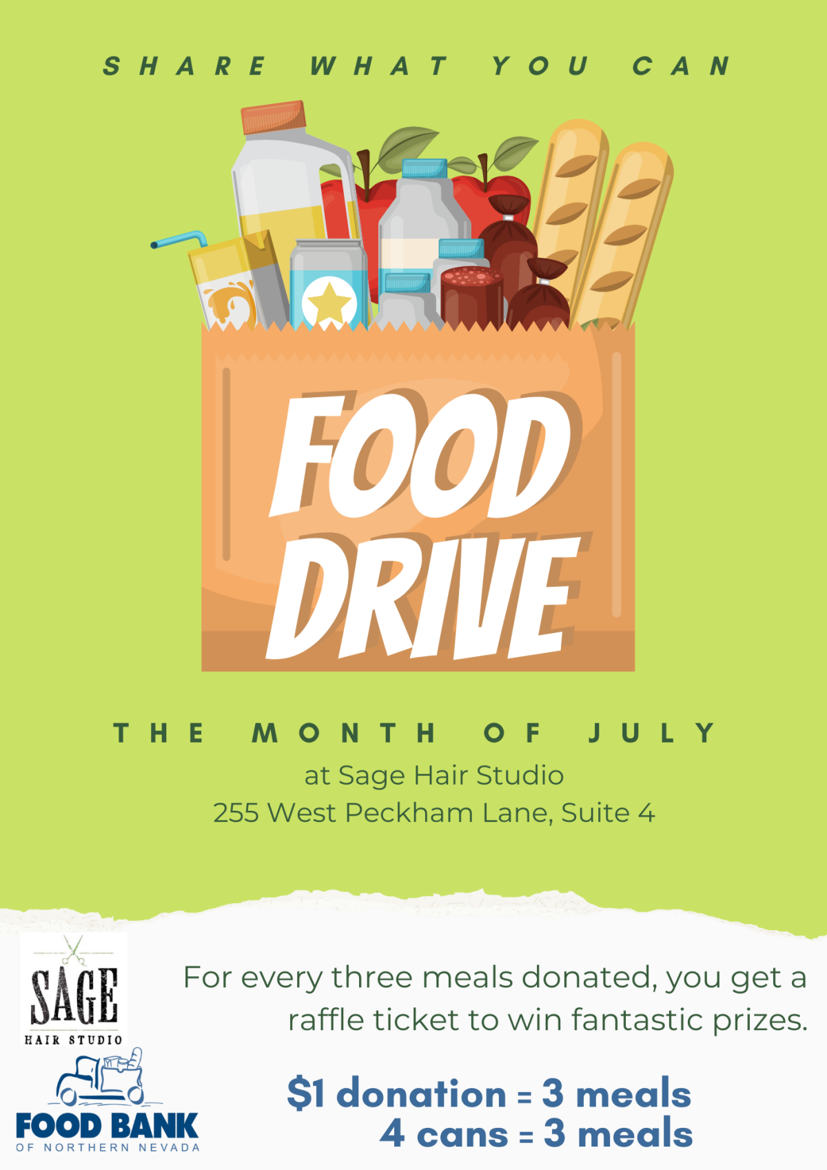 Help us support Food Bank of Northern Nevada and our neighbors experiencing need!