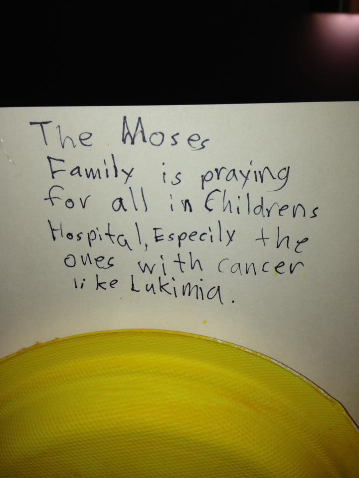 Even the siblings are affected by pediatric cancer