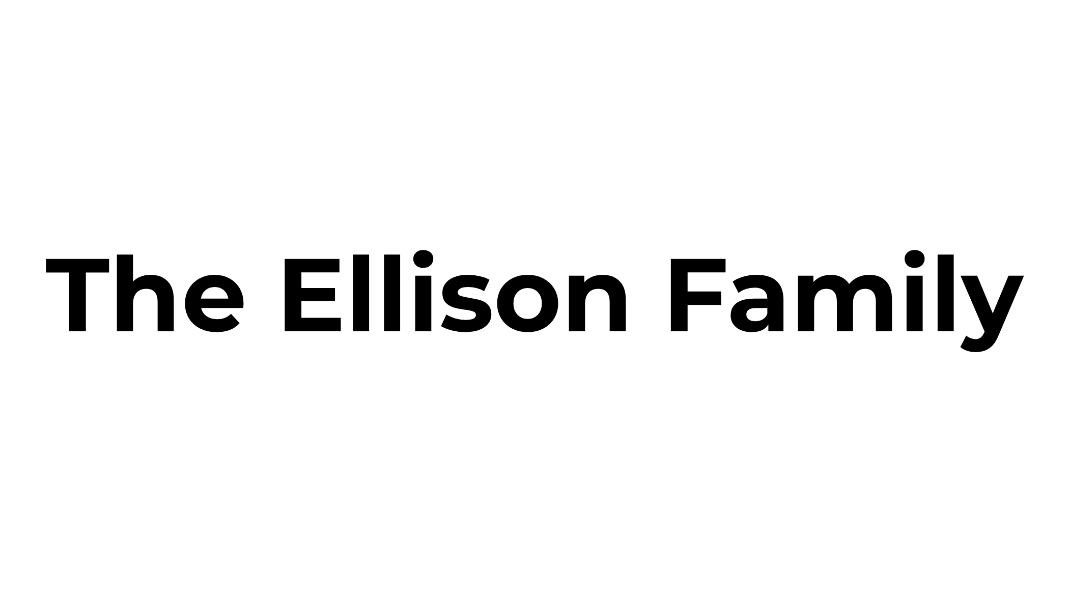 The Ellison Family 