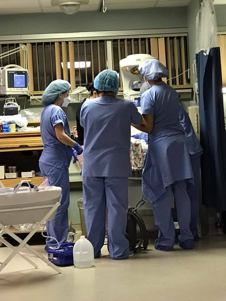 Rachael and the nurses