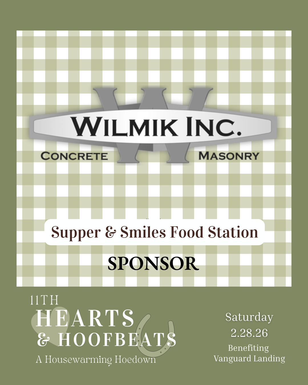 Supper & Smiles Food Station: Wilmik Concrete