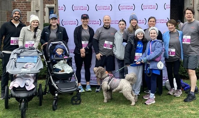 Team SGT at the Unite to Fight 5K in support of Filling in the Blanks