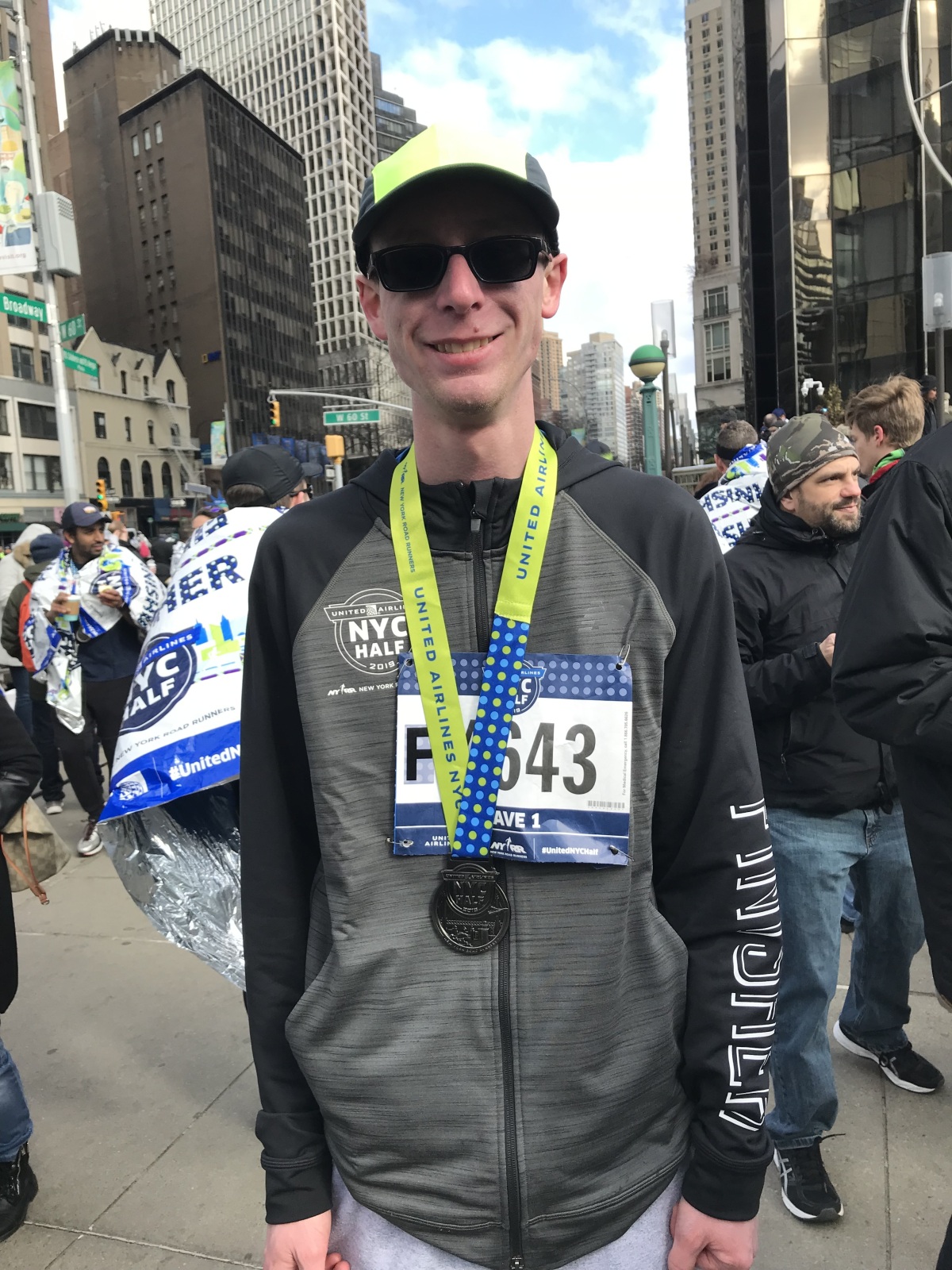 After the NYC Half Marathon on 3/17/19