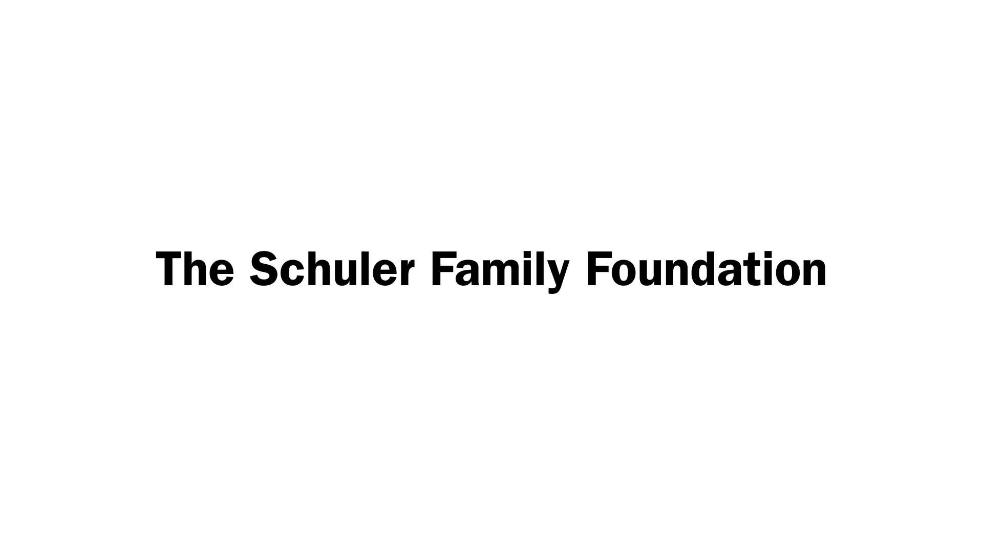 The Schuler Family Foundation