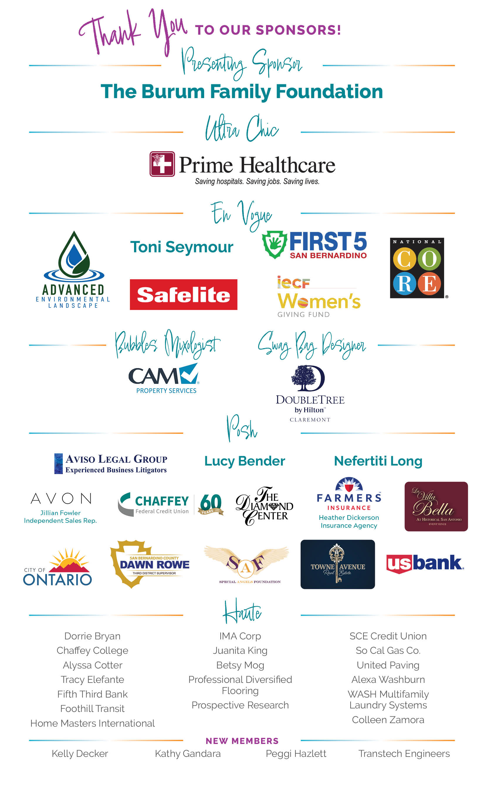 Thank you to our 2024 Sponsors! 