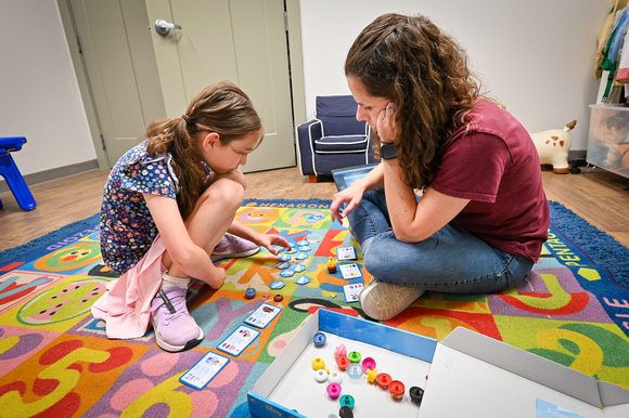 OT Joanna with a kiddo
