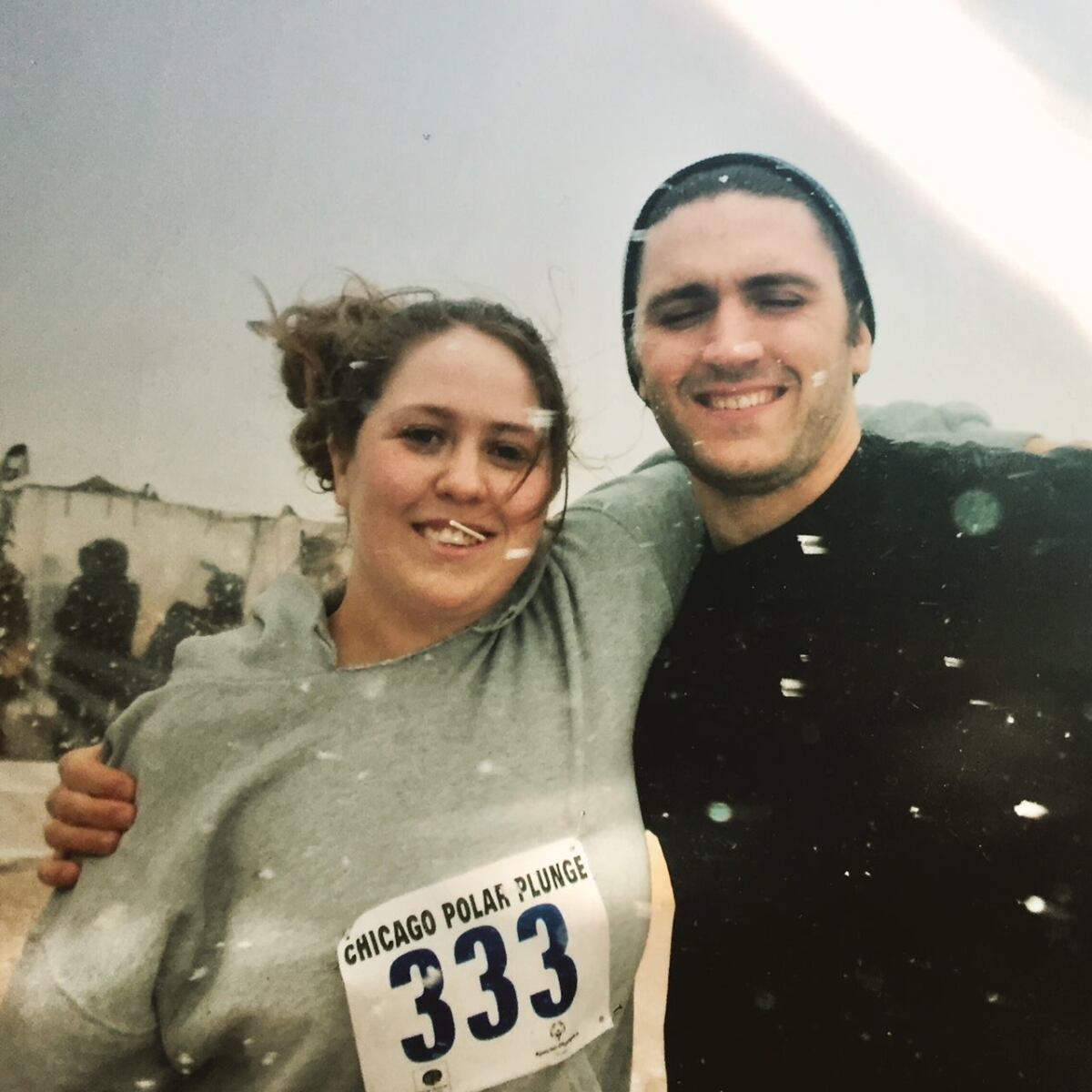 First Plunge in a blizzard