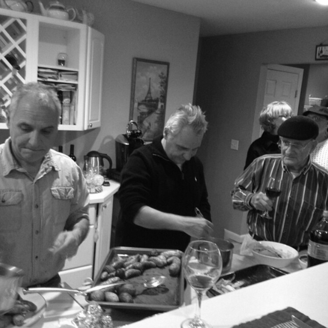 My dad Jerry, his twin, Uncle John, and their father my "Grampa Mario"