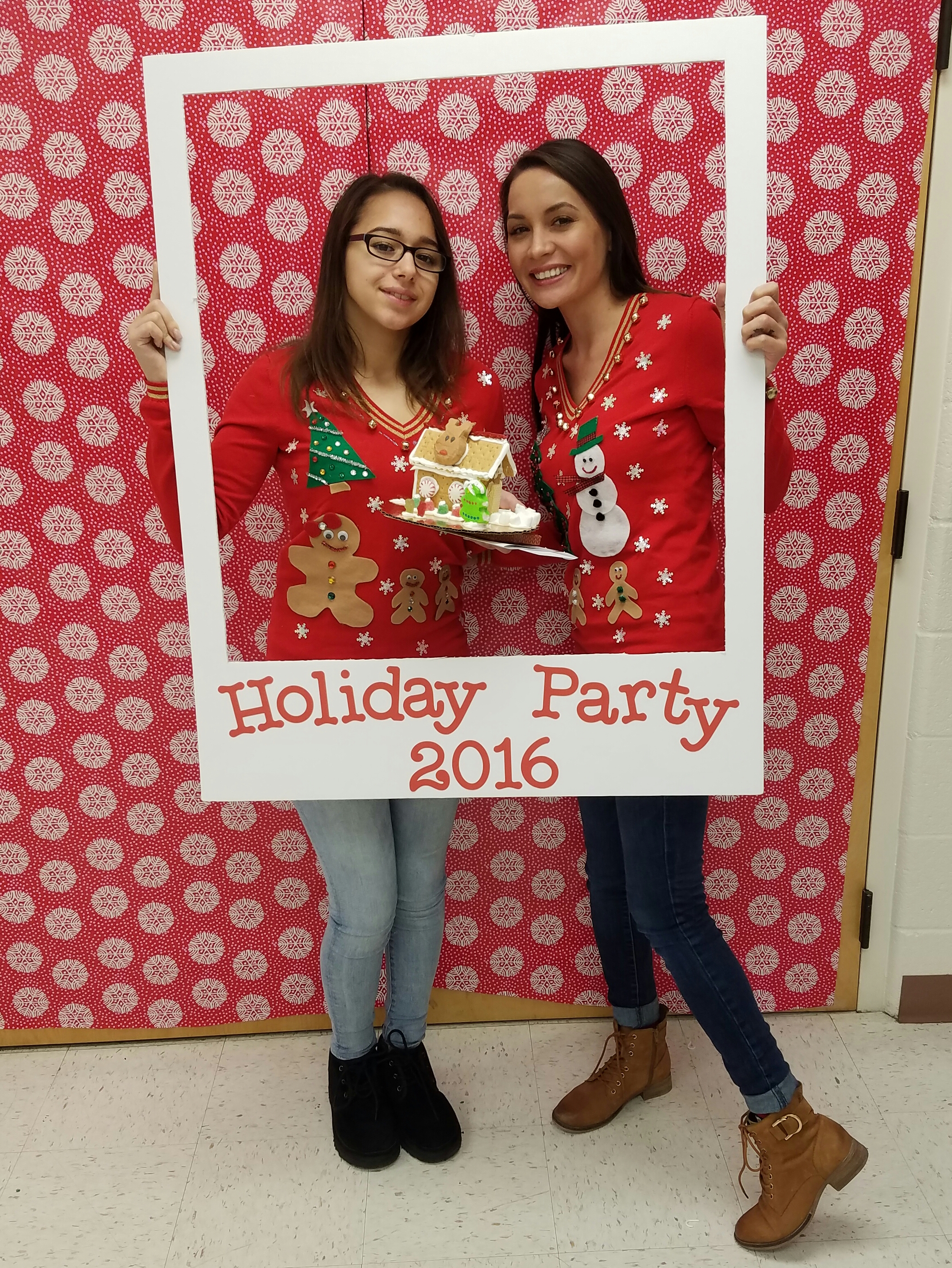 Destiny & Alisha at BBBSLV Christmas party