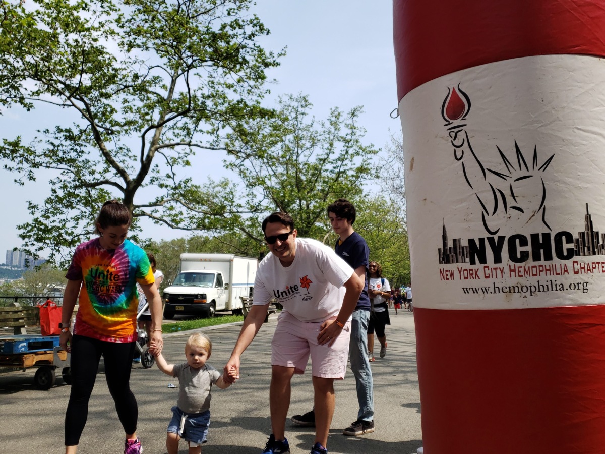 Our first hemophilia walk