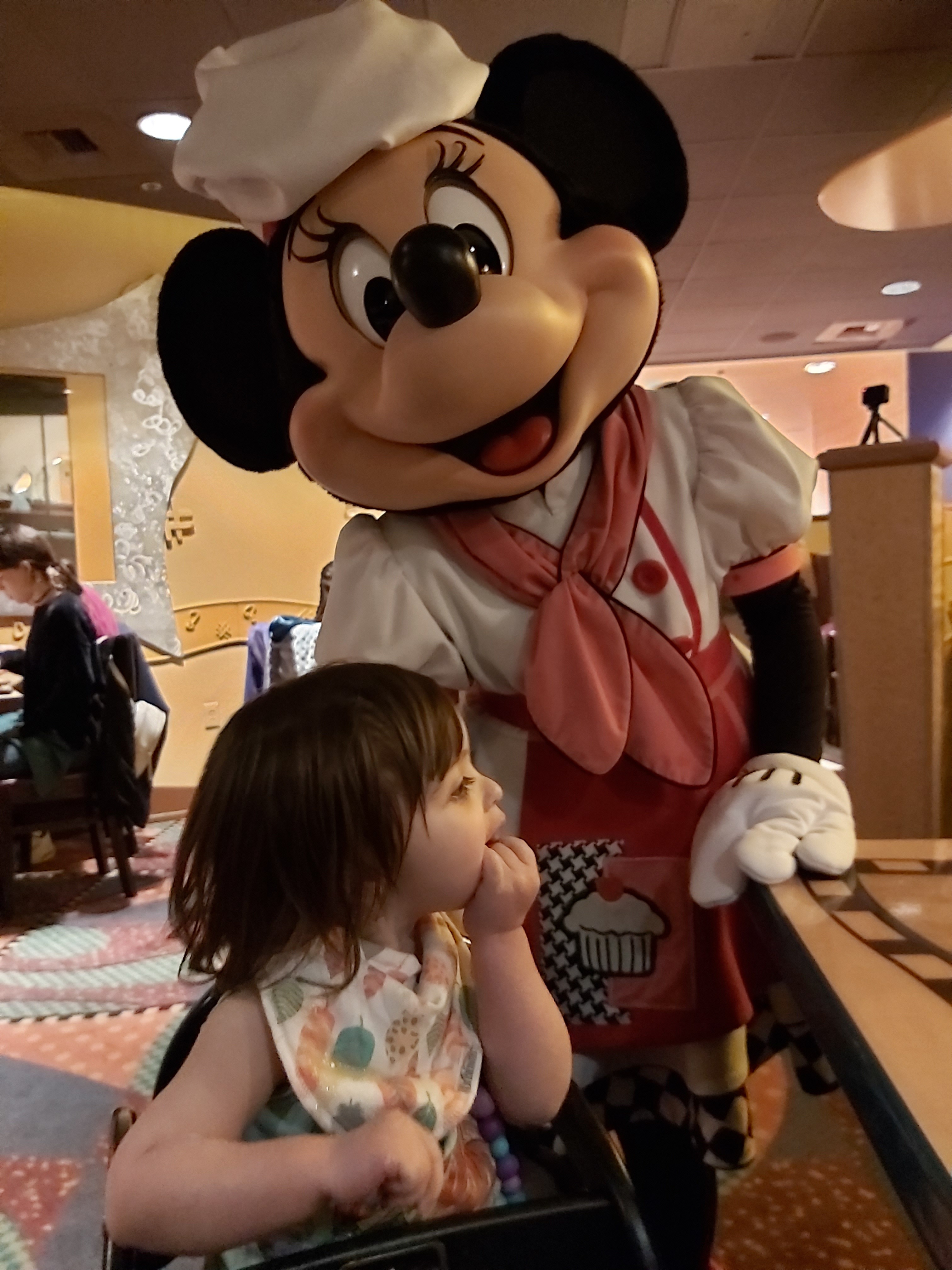 Teresa with Minnie Mouse