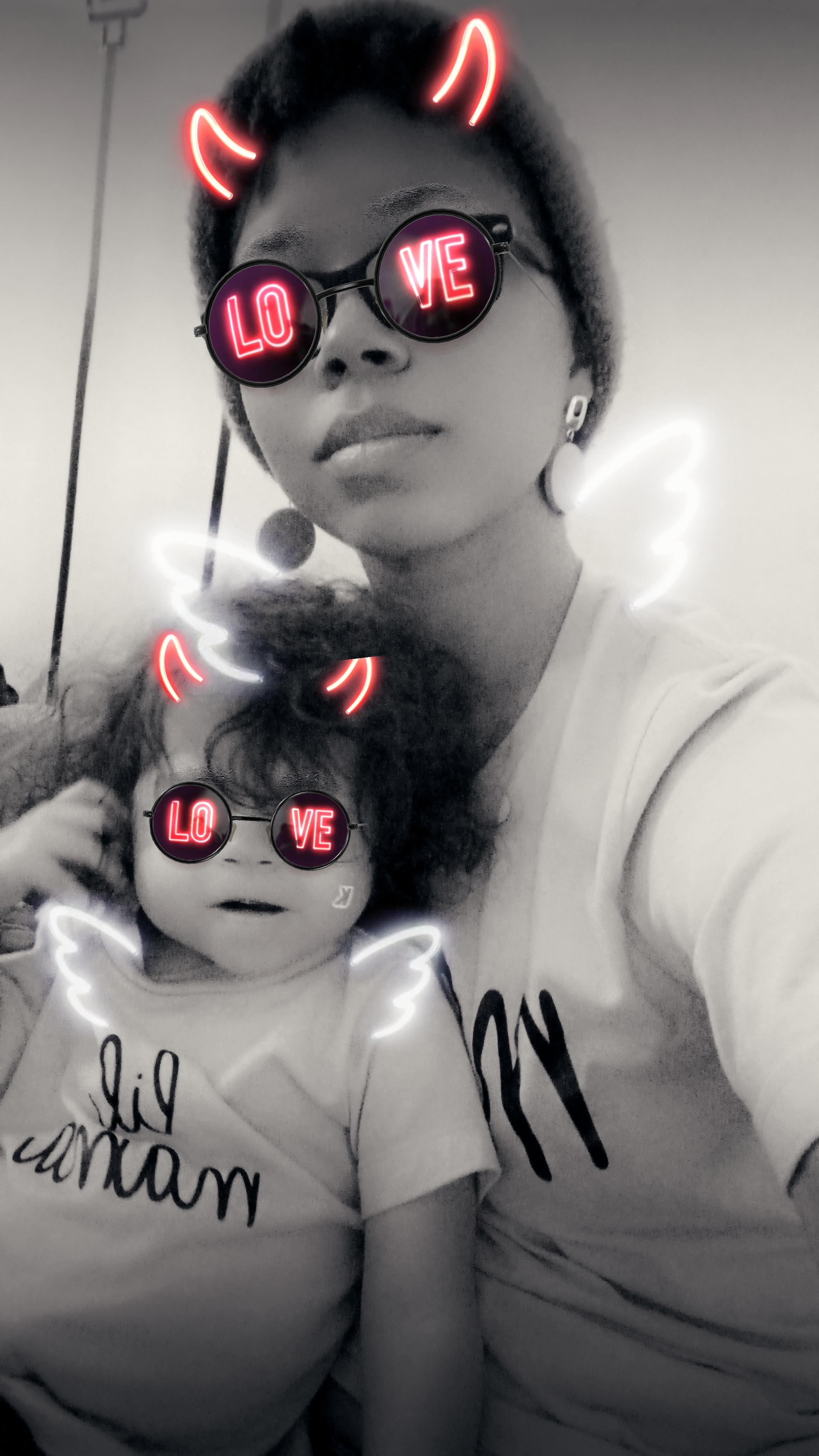 Mama and lil mama