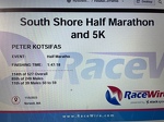 South Shore Half Marathon, 11/5/23