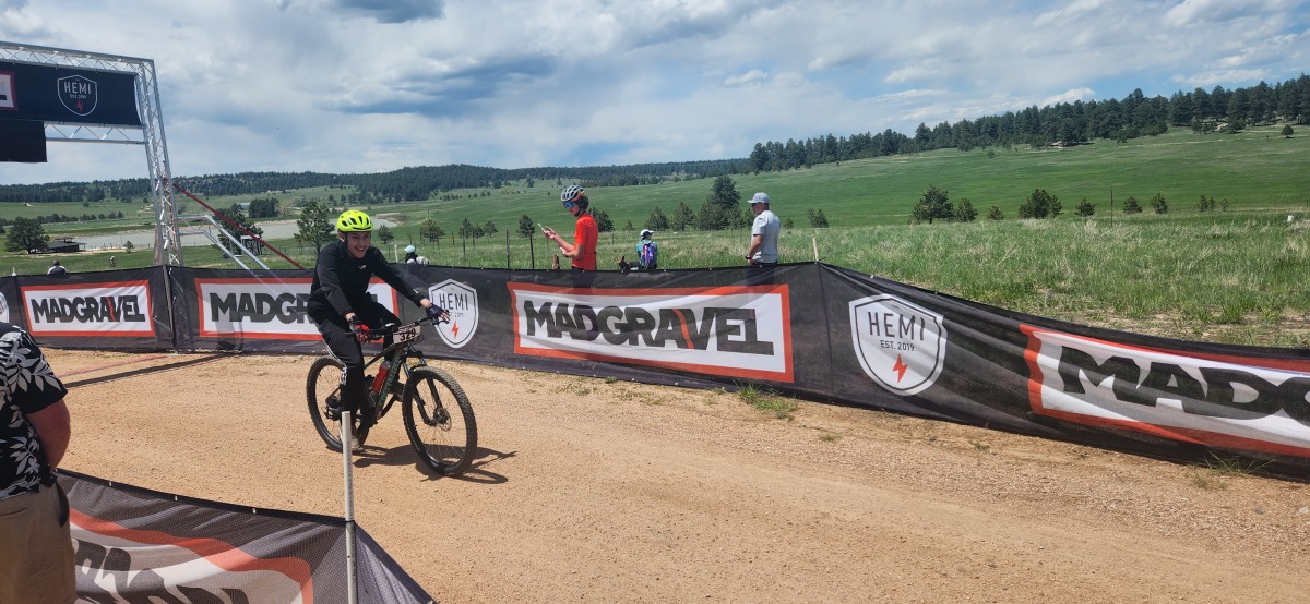Diego Completing The Mad Gravel Race