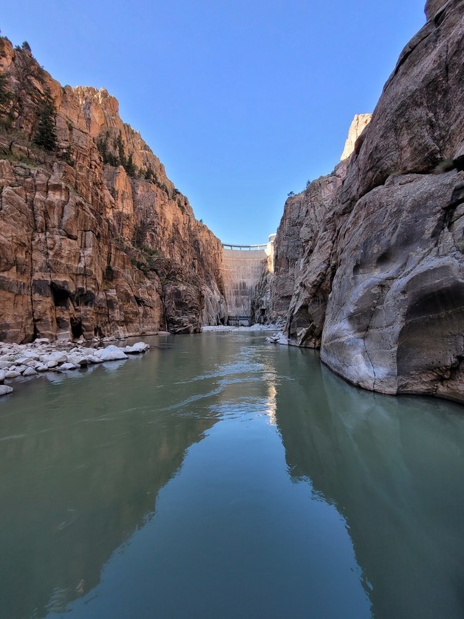Buffalo Bill Dam, between Cody and Yellowstone