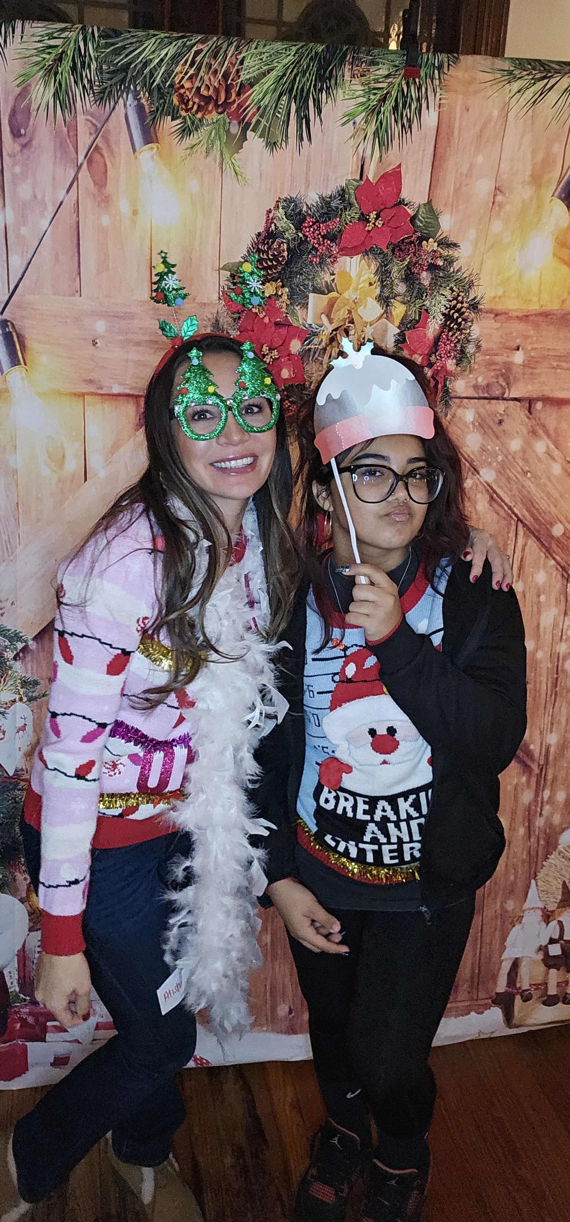 Alisha & Alani at BBBSLV's 2024 Christmas Party