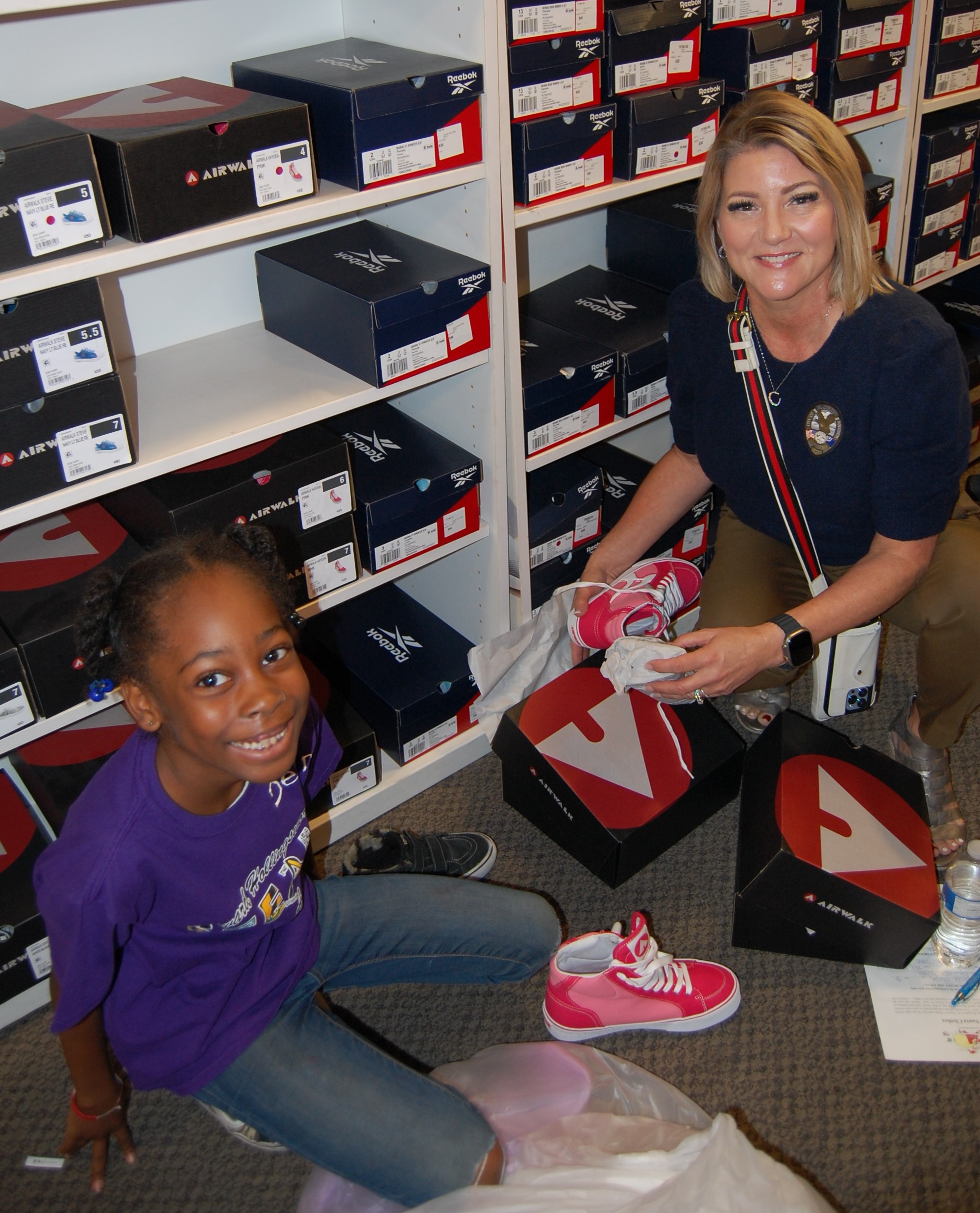 Santa Clothes means new shoes and socks!