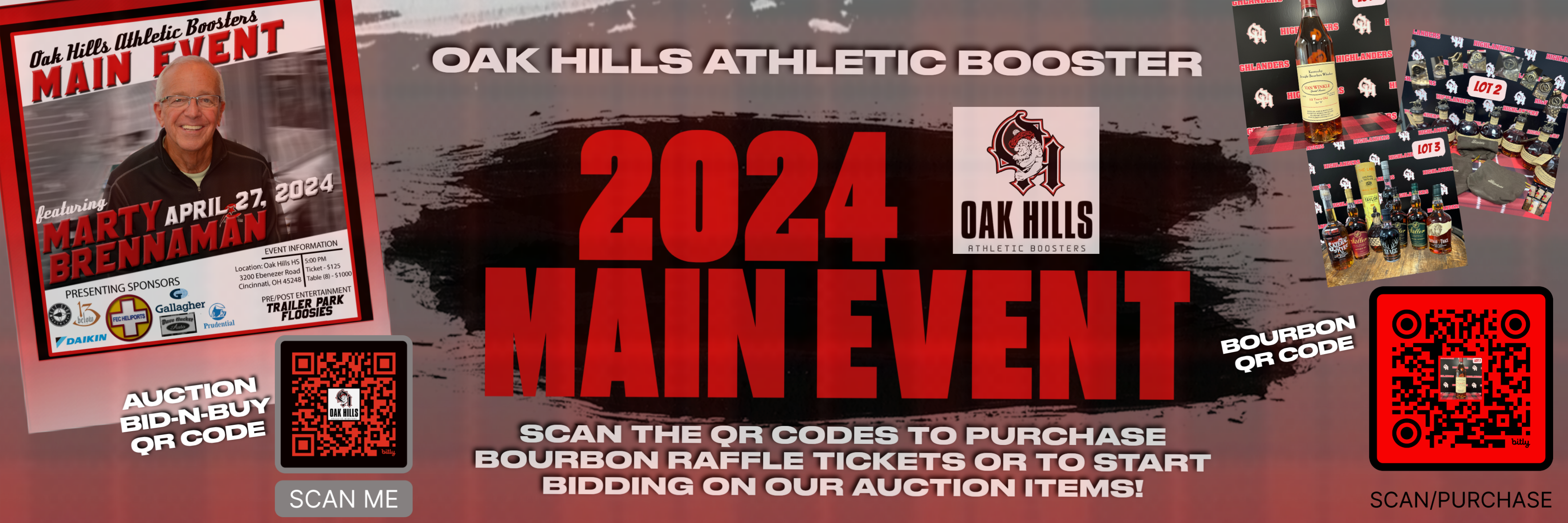 Oak Hills Athletic Boosters '24 Main Event (Auction/Bid-N-Buy)