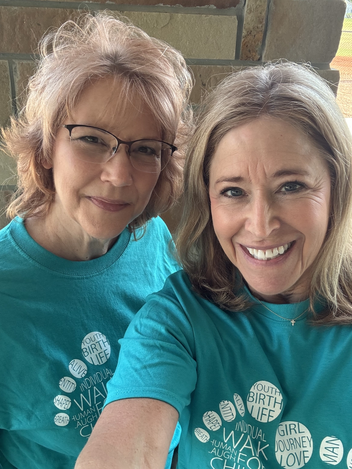 Nanda and Em post walk!