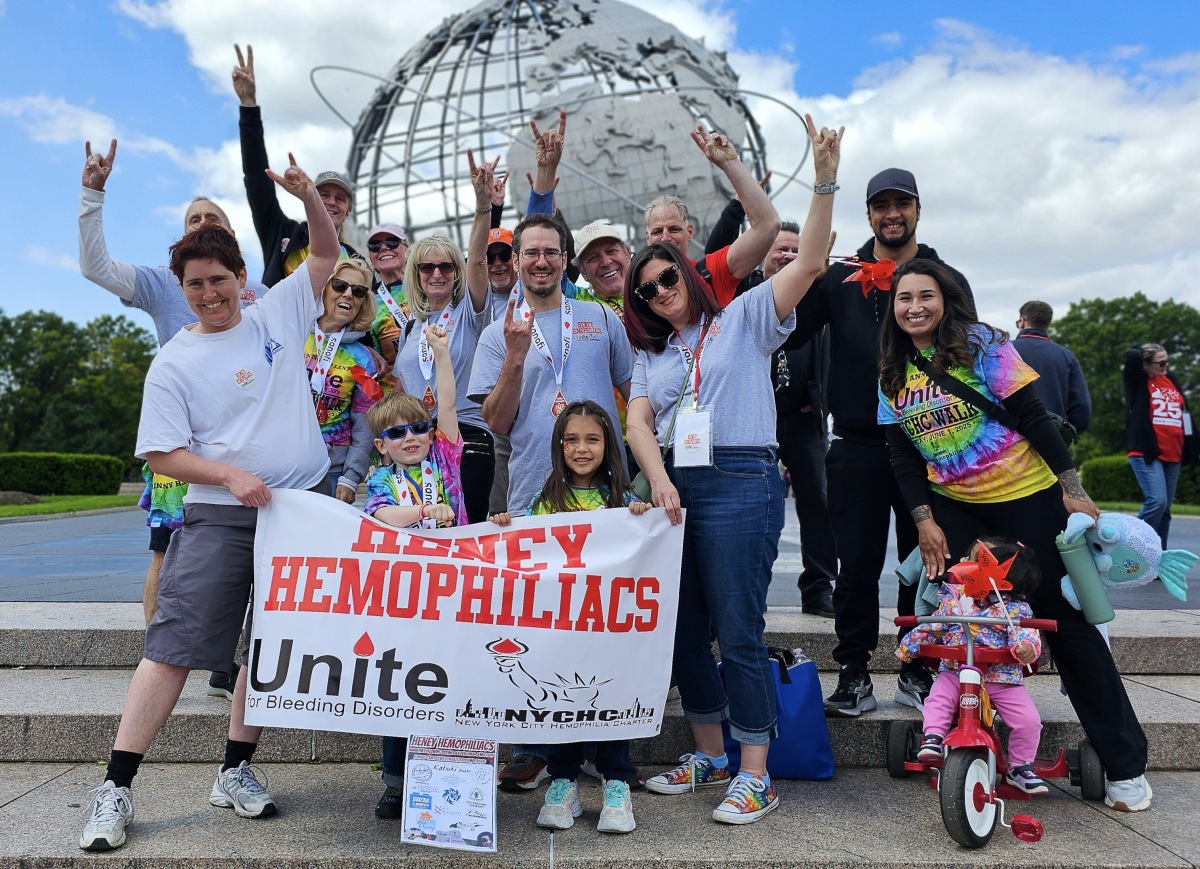 Heney Hemophiliacs at the 2025 Unite for Bleeding Disorders Walk