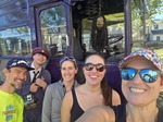 Jam and I with UORC group at the Knight Bus