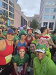 Mary and I with the UORC group for the 2025 Holiday run for OUC.