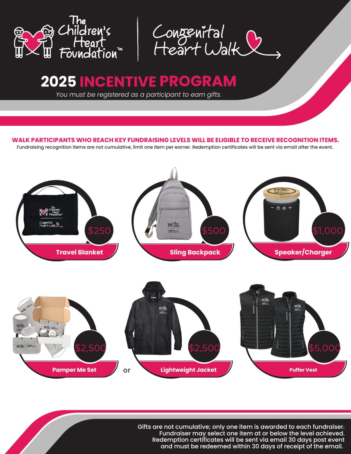 2025 Walk Incentives Are HERE!