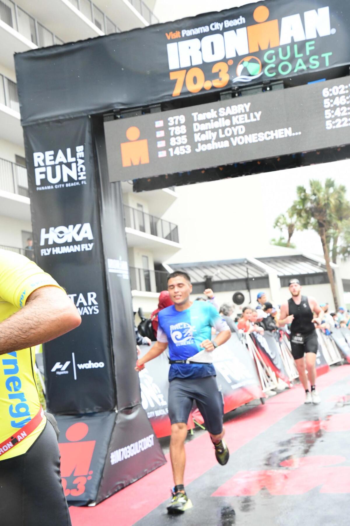 Finish Panama City Half Ironman
