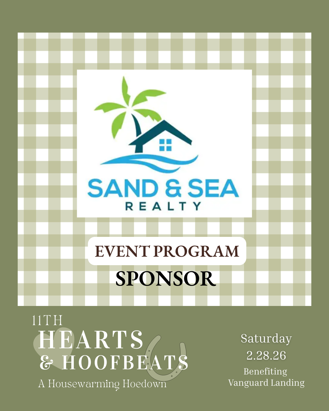 Event Program Sponsor: Sand & Sea Realty