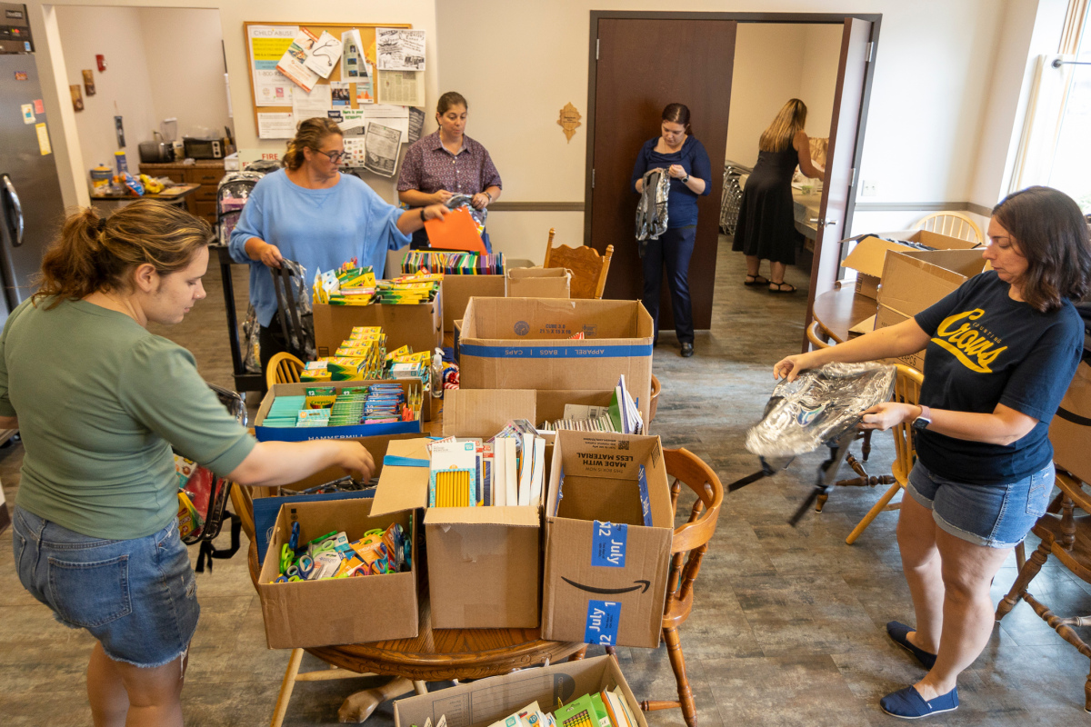 The average cost of school supplies is $100 per child