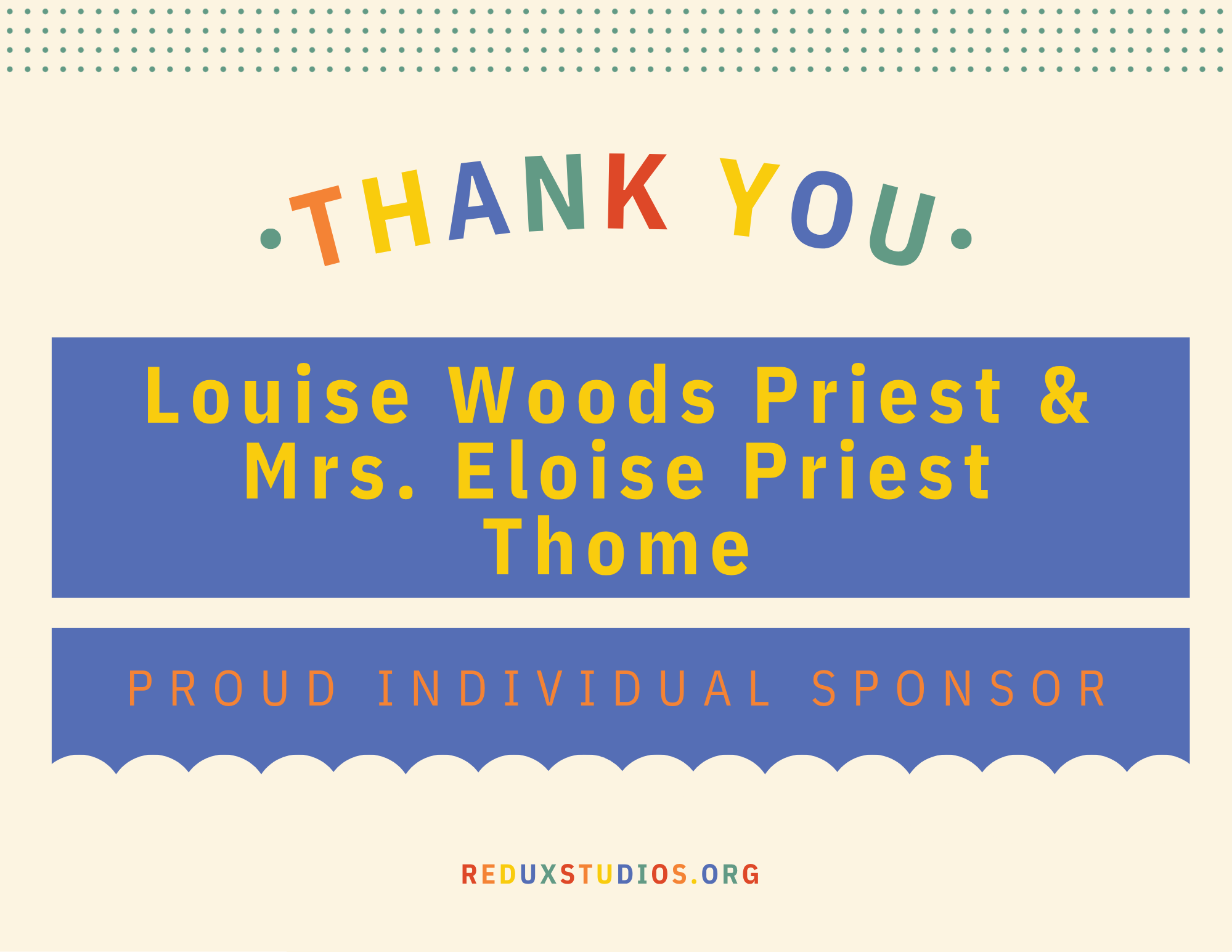 Louise Woods Priest & Mrs. Eloise Priest Thome