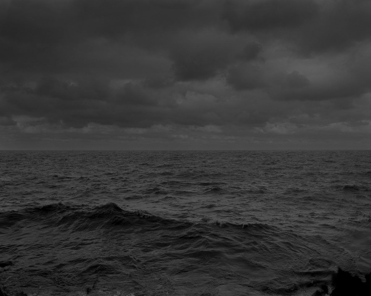 Dawoud Bey, Untitled #25 (Lake Erie and Sky), from the series Night Coming Tenderly, Black, 2017, gelatin silver print. © Dawoud Bey.