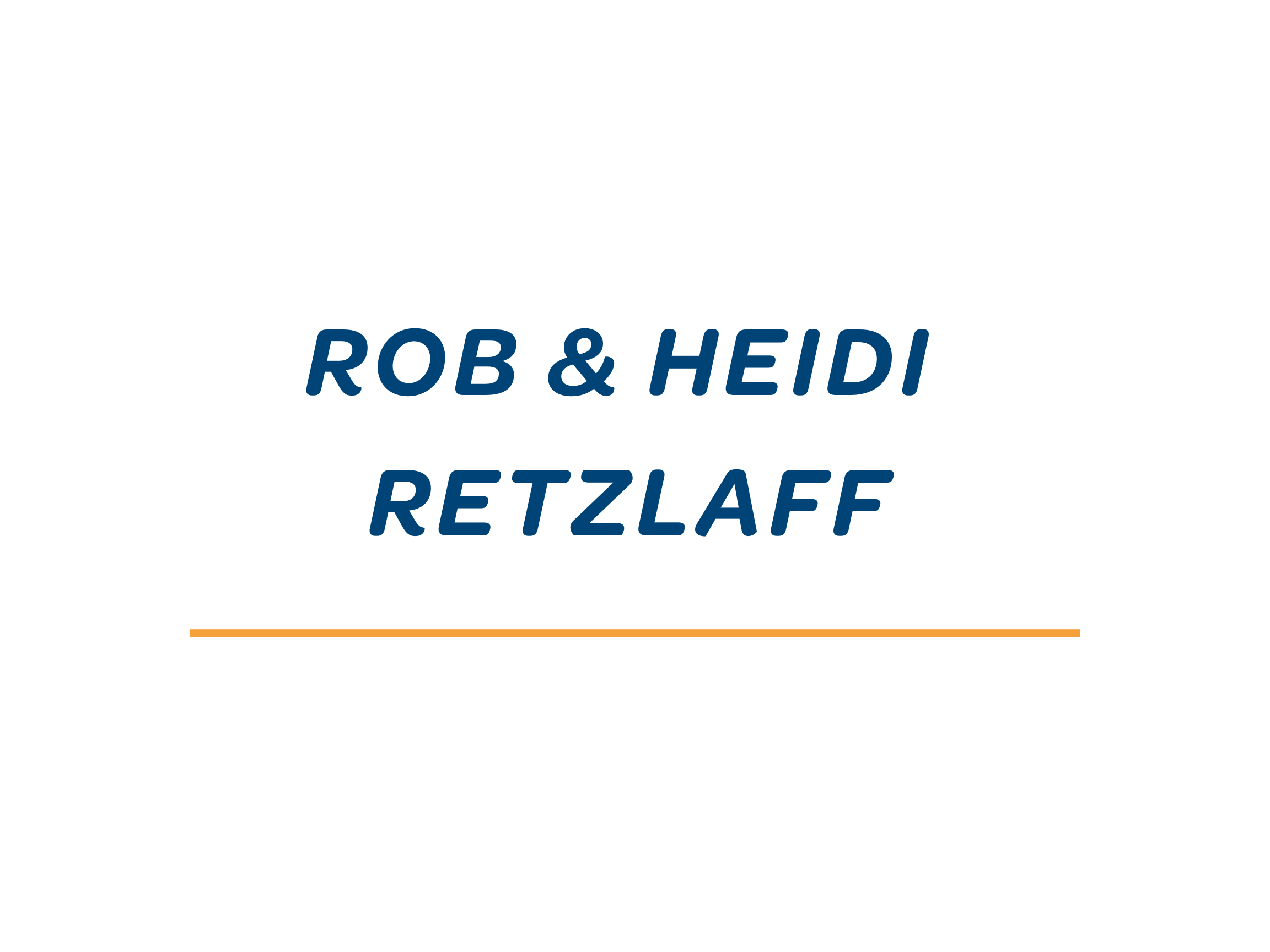 Rob and Heidi Retzlaff