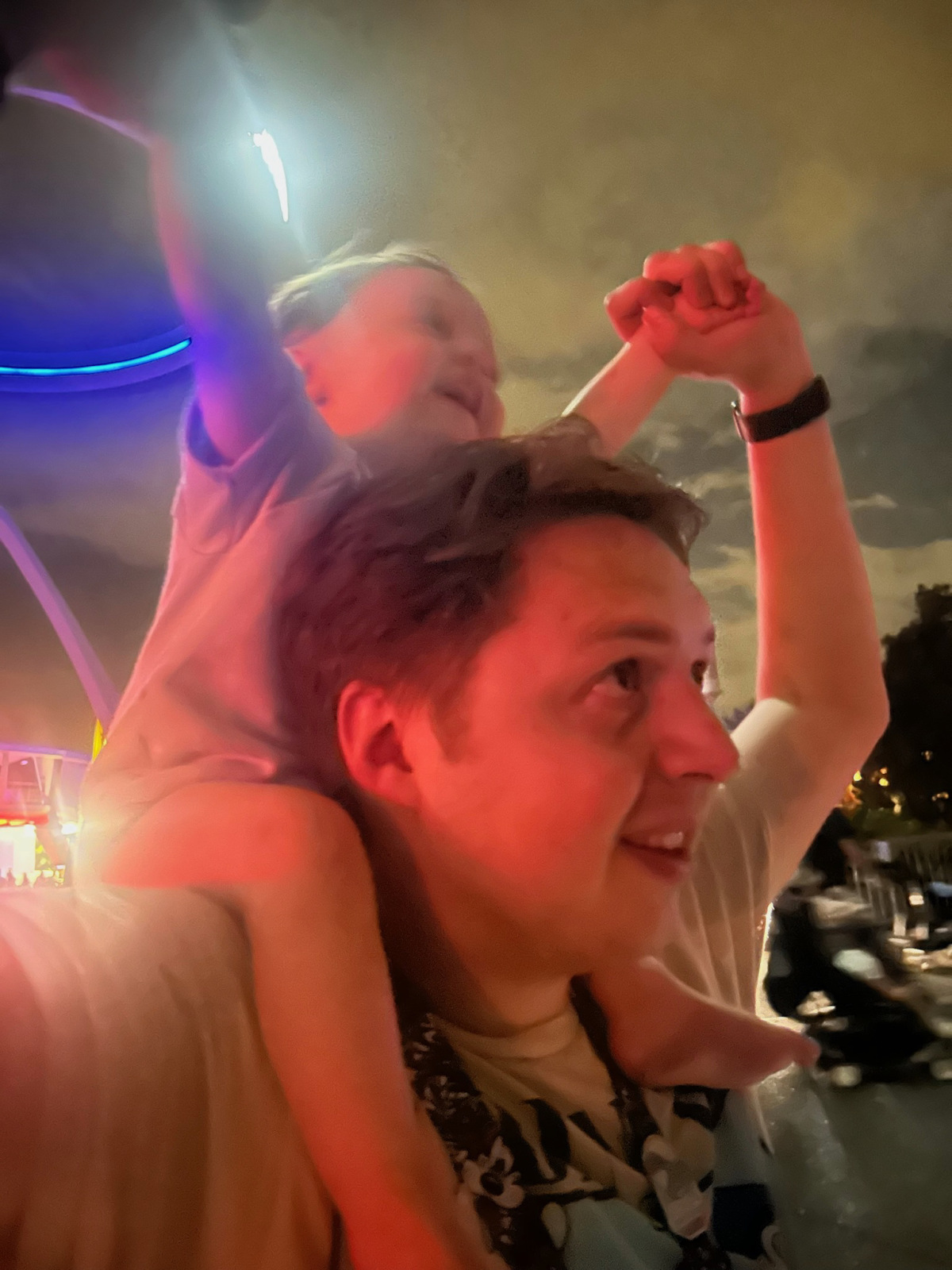 Disney Fireworks with Daddy