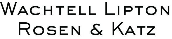 Wachtell, Lipton, Rosen & Katz