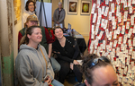 Visitors experience Mahsa Attaran's STATE OF ALARM.