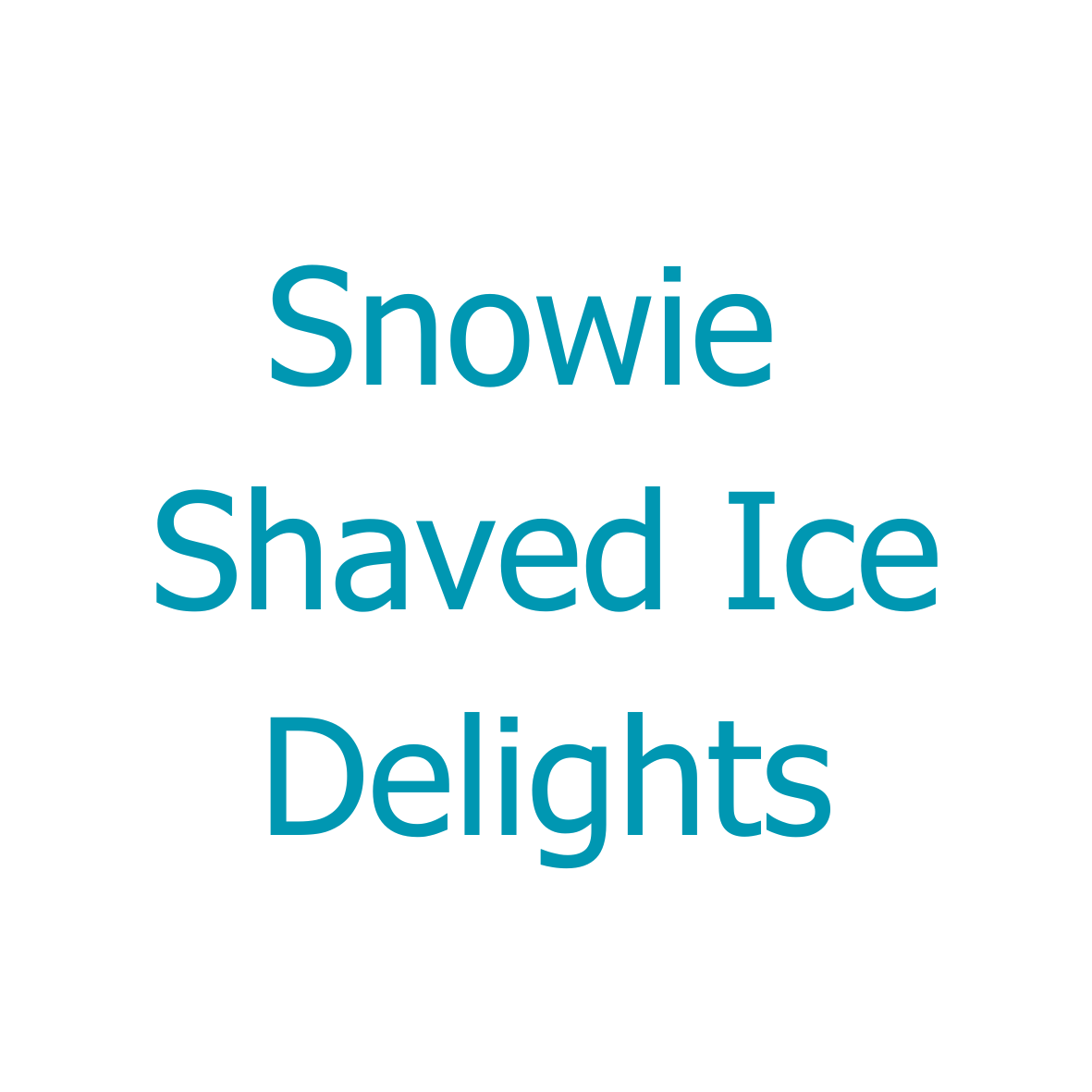 Snowie Shaved Ice Delights