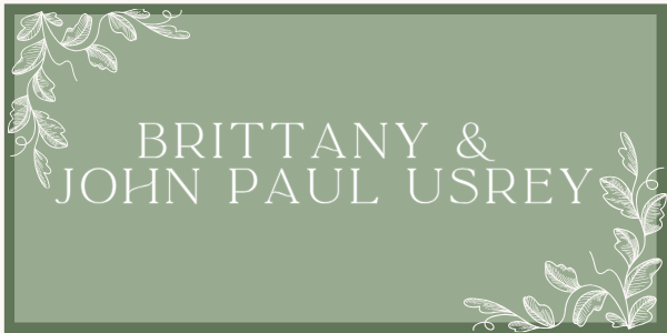 Brittany & John Paul Usrey