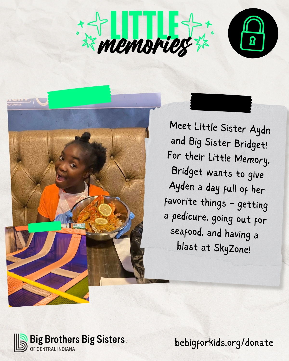 Learn More About Little Sister Aydn & Big Sister Bridget