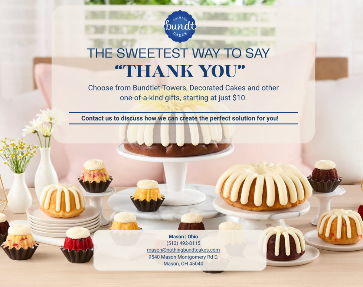 Thank you Nothing Bundt Cakes Mason!