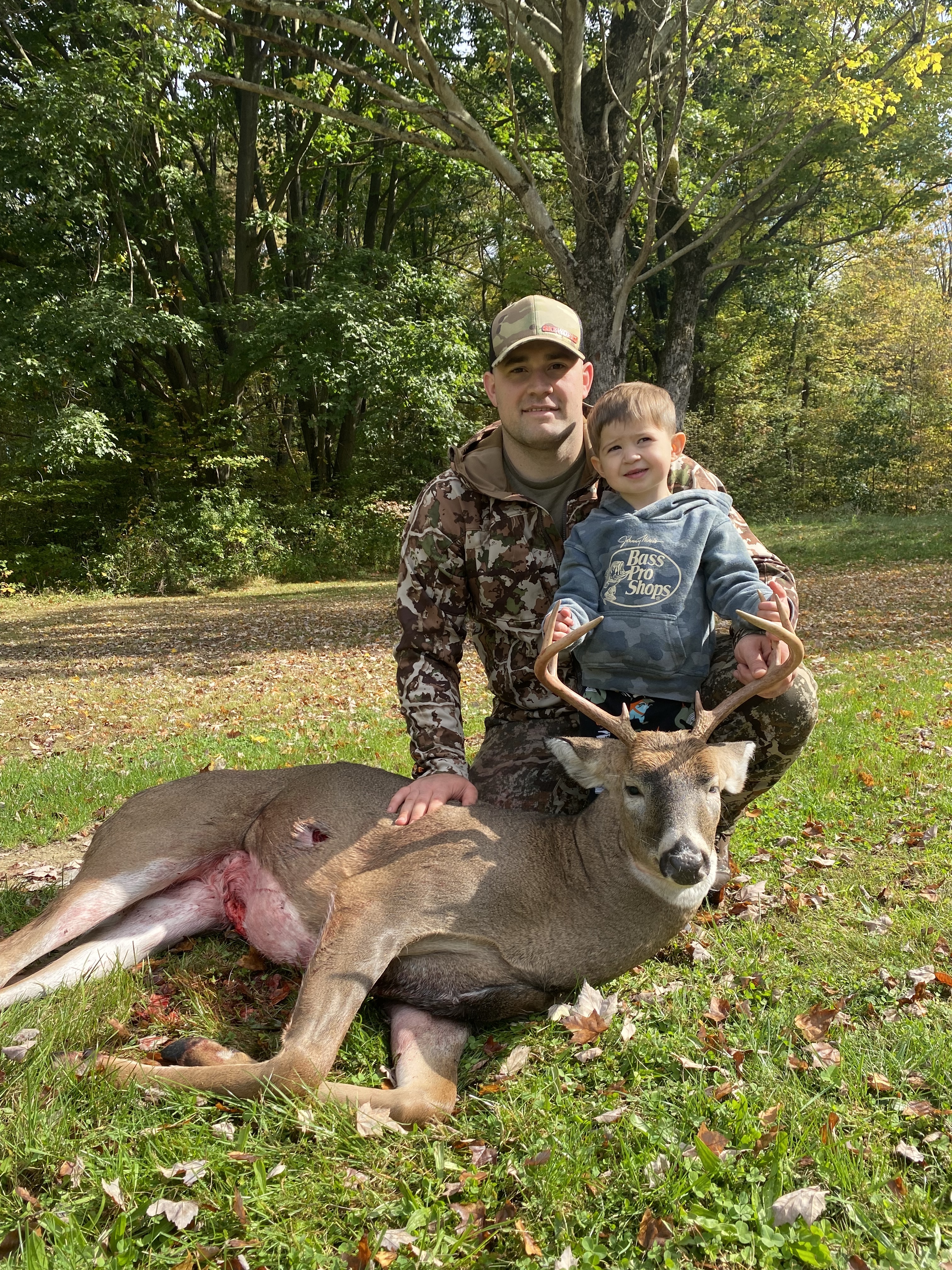 Always lookin for big bucks with dad!