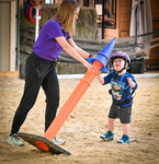 OT Emily with a kiddo