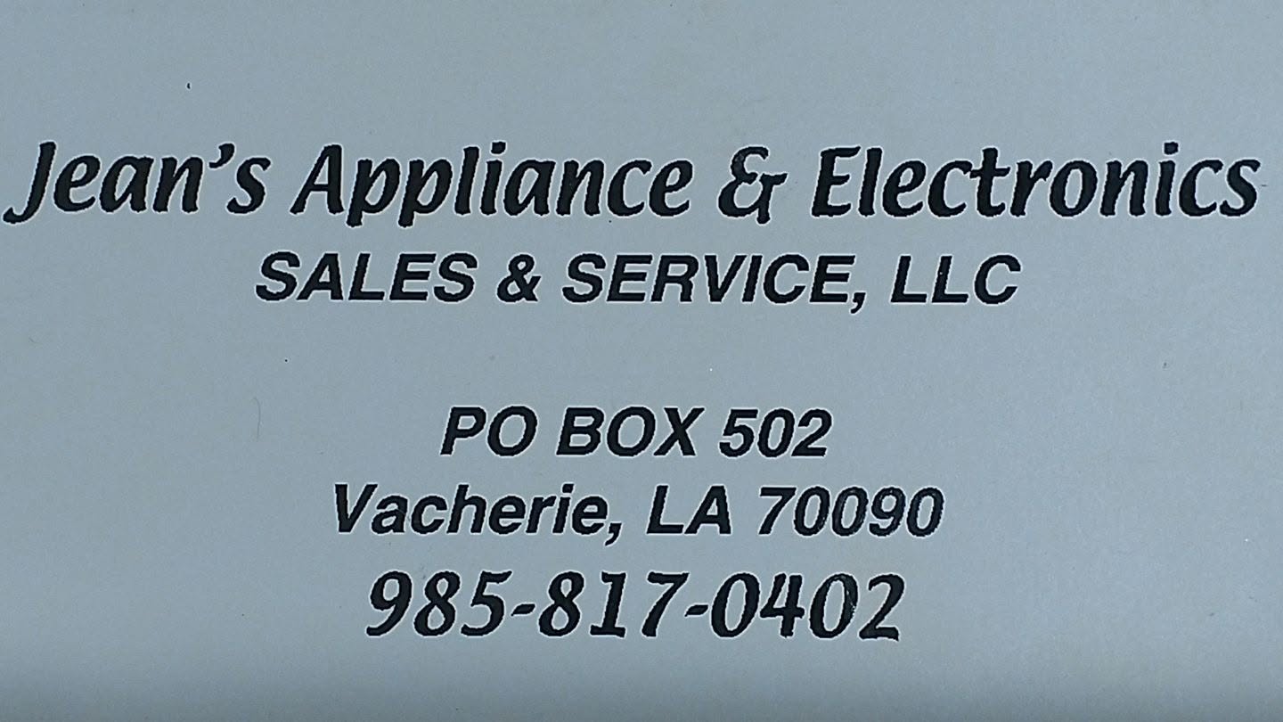 Jean's Appliance and Electronics