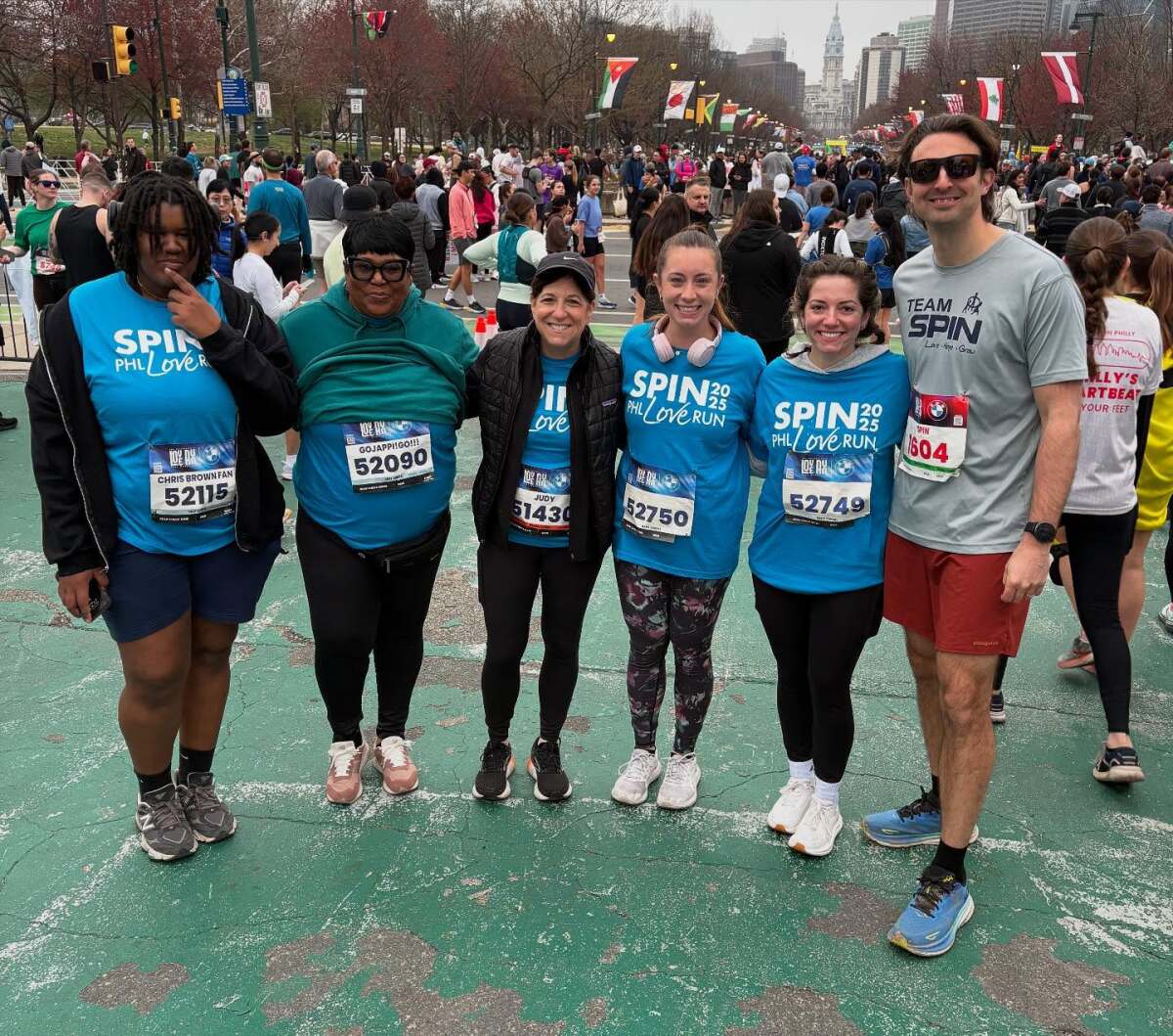 Team SPIN at the 2025 Love Run