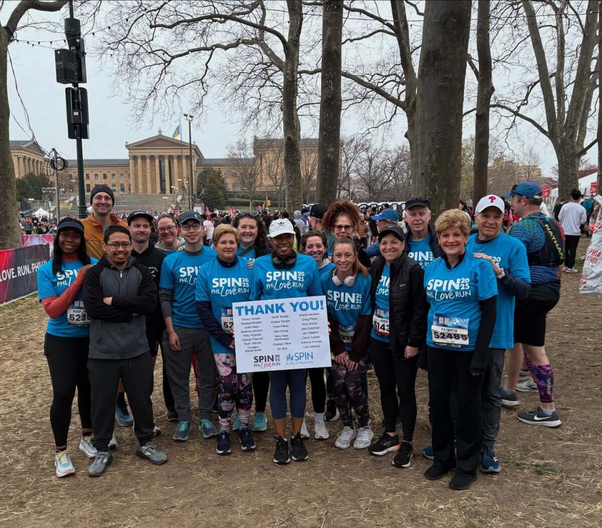 Team SPIN at the 2025 Love Run