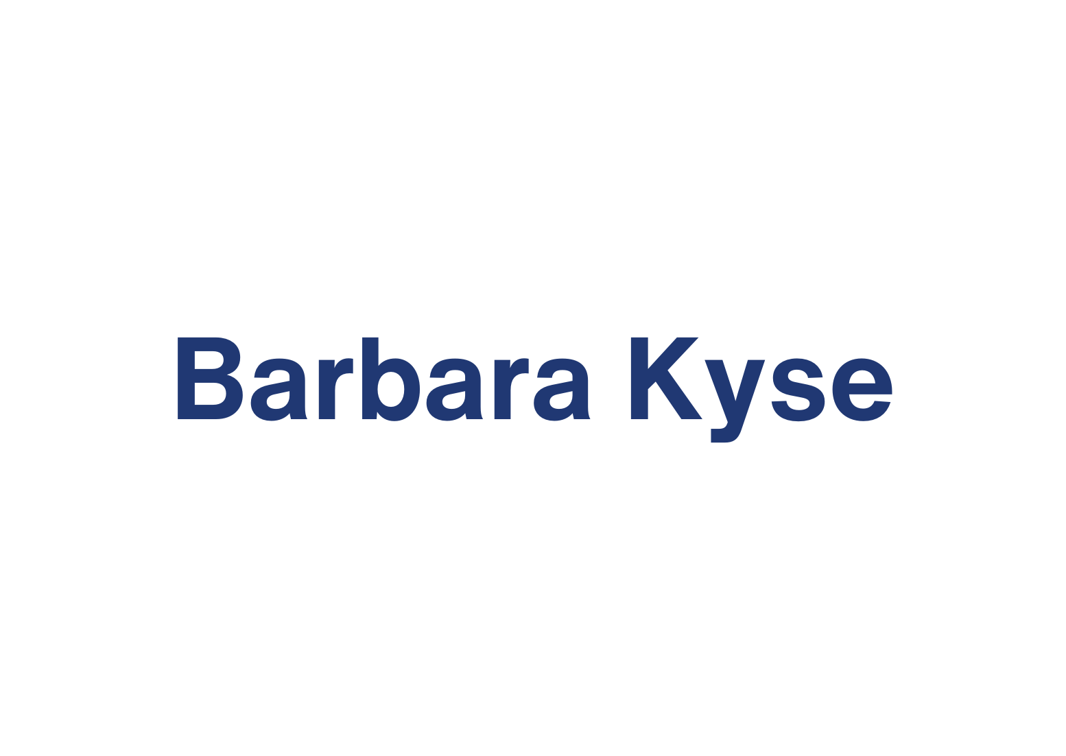 Barbara Kyse